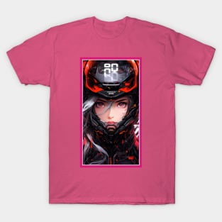 Anime Race Girl | High Quality Anime Artwork | Chibi Manga Anime Art T-Shirt